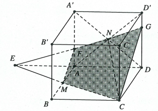 A diagram of a triangle with lines and points

Description automatically generated